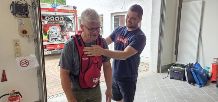 Ertse Hilfe Brustkorb abklopfen
